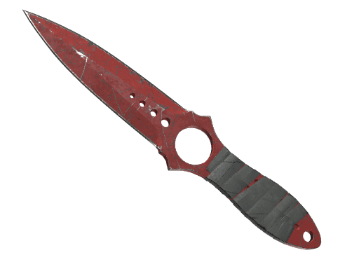 ★ Skeleton Knife | Crimson Web (Battle-Scarred)