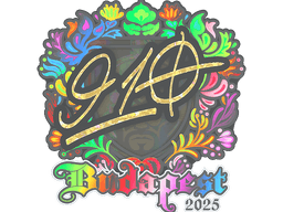 Sticker | 910 (Holo) | Budapest 2025