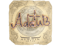 Sticker | adamb | Austin 2025