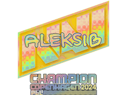 Sticker | Aleksib (Holo, Champion) | Copenhagen 2024