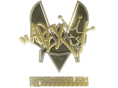Sticker | apEX (Gold) | Copenhagen 2024