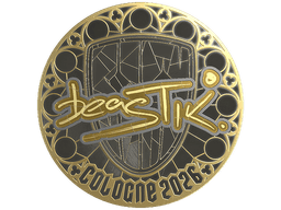 Sticker | beastik (Gold) | Cologne 2026