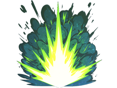 Sticker | Boom Detonation (Glitter)