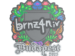 Sticker | brnz4n (Embroidered) | Budapest 2025