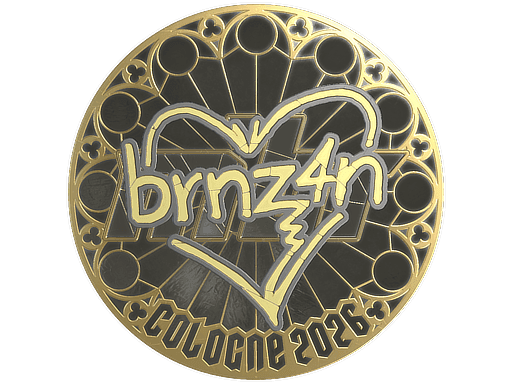 Sticker | brnz4n (Gold) | Cologne 2026