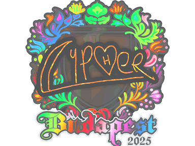 Sticker | Cypher (Holo) | Budapest 2025