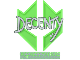 Sticker | decenty | Copenhagen 2024
