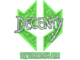 Sticker | decenty (Glitter) | Copenhagen 2024