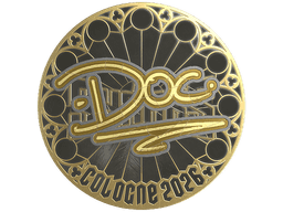 Sticker | doc (Gold) | Cologne 2026