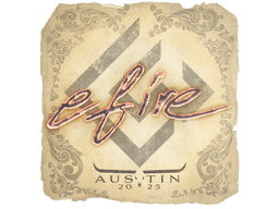 Sticker | efire | Austin 2025