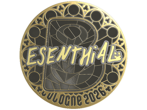 Sticker | esenthial (Gold) | Cologne 2026