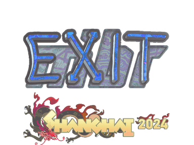 Sticker | exit (Holo) | Shanghai 2024