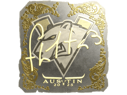 Sticker | FL1T (Gold) | Austin 2025