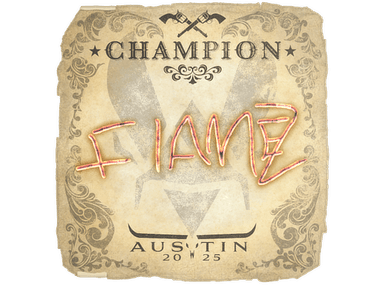Sticker | FlameZ (Champion) | Austin 2025