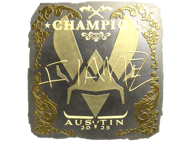 Sticker | FlameZ (Gold, Champion) | Austin 2025