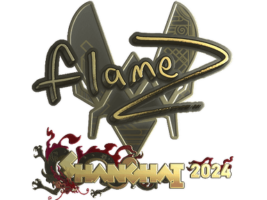 Sticker | FlameZ (Gold) | Shanghai 2024