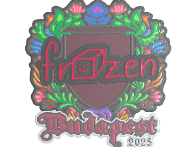 Sticker | frozen (Embroidered) | Budapest 2025
