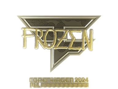 Sticker | frozen (Gold) | Copenhagen 2024