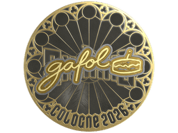Sticker | gafolo (Gold) | Cologne 2026