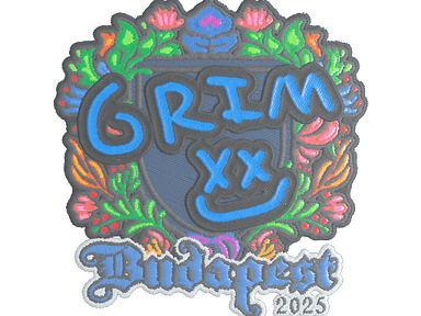Sticker | Grim (Embroidered) | Budapest 2025
