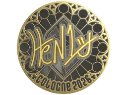 Sticker | HEN1 (Gold) | Cologne 2026