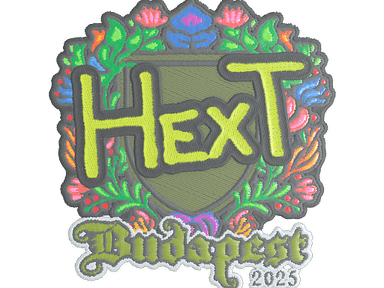 Sticker | HexT (Embroidered) | Budapest 2025