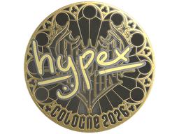Sticker | hypex (Gold) | Cologne 2026