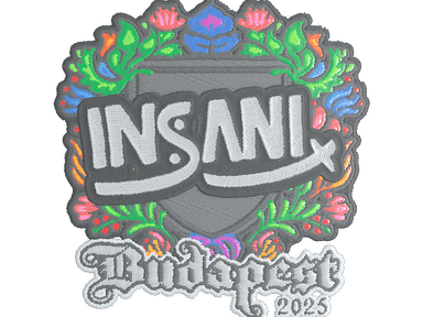 Sticker | insani (Embroidered) | Budapest 2025