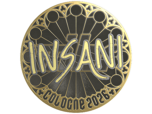 Sticker | insani (Gold) | Cologne 2026