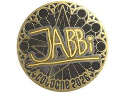 Sticker | jabbi (Gold) | Cologne 2026