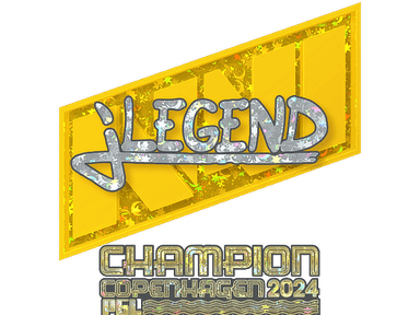 Sticker | jL (Glitter, Champion) | Copenhagen 2024