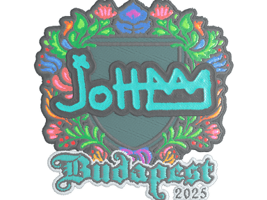 Sticker | jottAAA (Embroidered) | Budapest 2025
