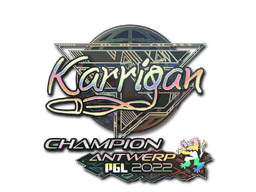 Sticker | karrigan (Holo, Champion) | Antwerp 2022