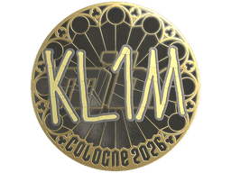 Sticker | kl1m (Gold) | Cologne 2026