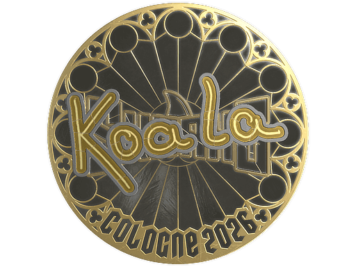 Sticker | koala (Gold) | Cologne 2026