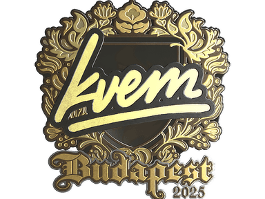 Sticker | Kvem (Gold) | Budapest 2025