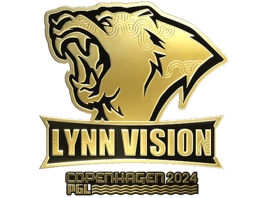 Sticker | Lynn Vision (Gold) | Copenhagen 2024
