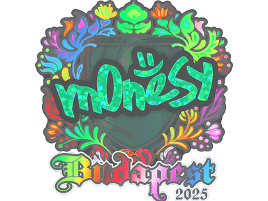 Sticker | m0NESY (Holo) | Budapest 2025