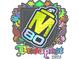 Sticker | M80 (Holo) | Budapest 2025
