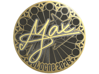 Sticker | max (Gold) | Cologne 2026