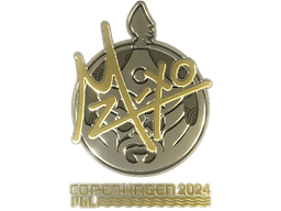 Sticker | mzinho (Gold) | Copenhagen 2024