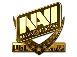 Sticker | Natus Vincere (Gold) | Krakow 2017
