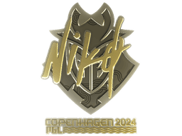 Sticker | NiKo (Gold) | Copenhagen 2024