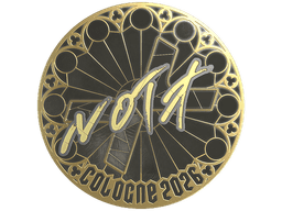 Sticker | nota (Gold) | Cologne 2026