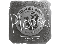 Sticker | Plopski (Foil) | Austin 2025