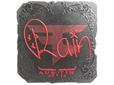 Sticker | rain (Foil) | Austin 2025