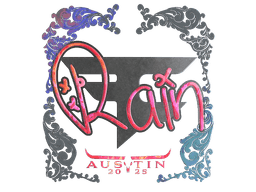 Sticker | rain (Holo) | Austin 2025