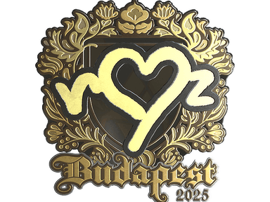 Sticker | ropz (Gold) | Budapest 2025