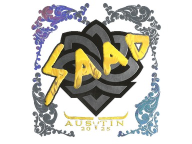 Sticker | saadzin (Holo) | Austin 2025