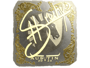 Sticker | siuhy (Gold) | Austin 2025
